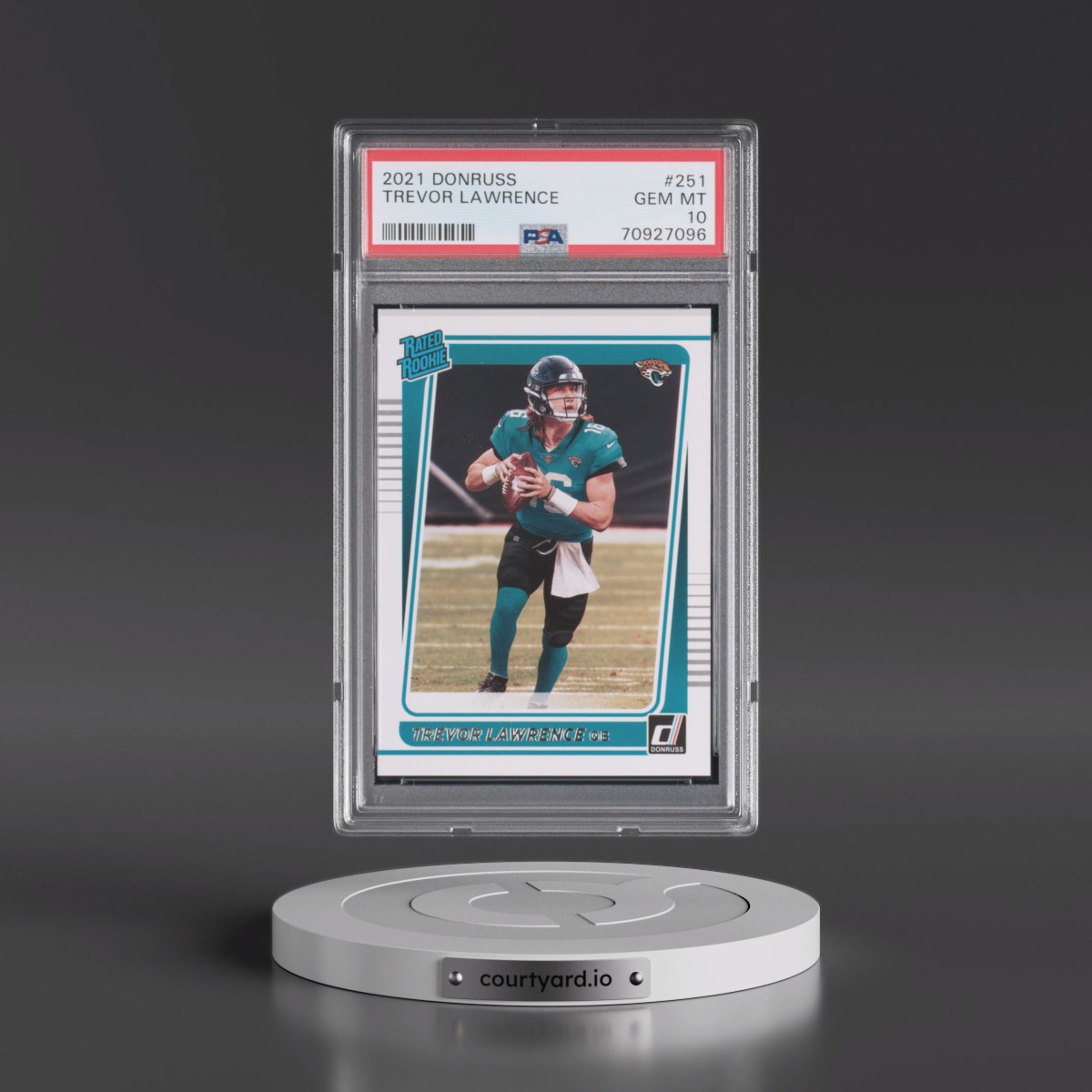 2021 Panini Donruss #251 Trevor Lawrence (PSA 10 GEM MINT)