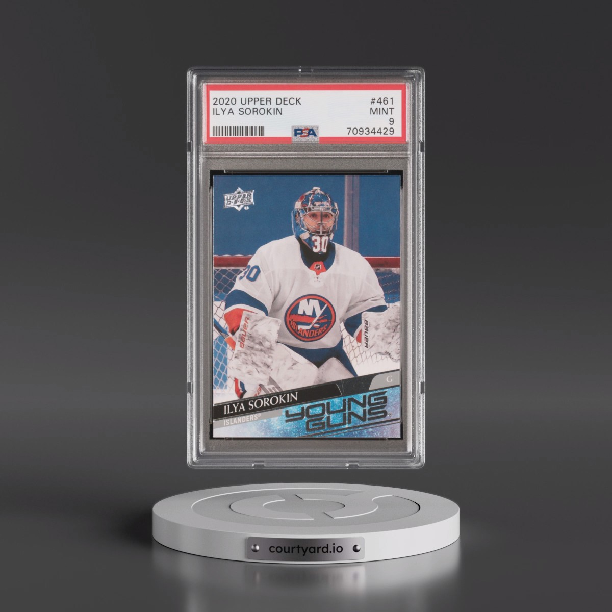 2020 Upper Deck #461 Ilya Sorokin (PSA 9 MINT)