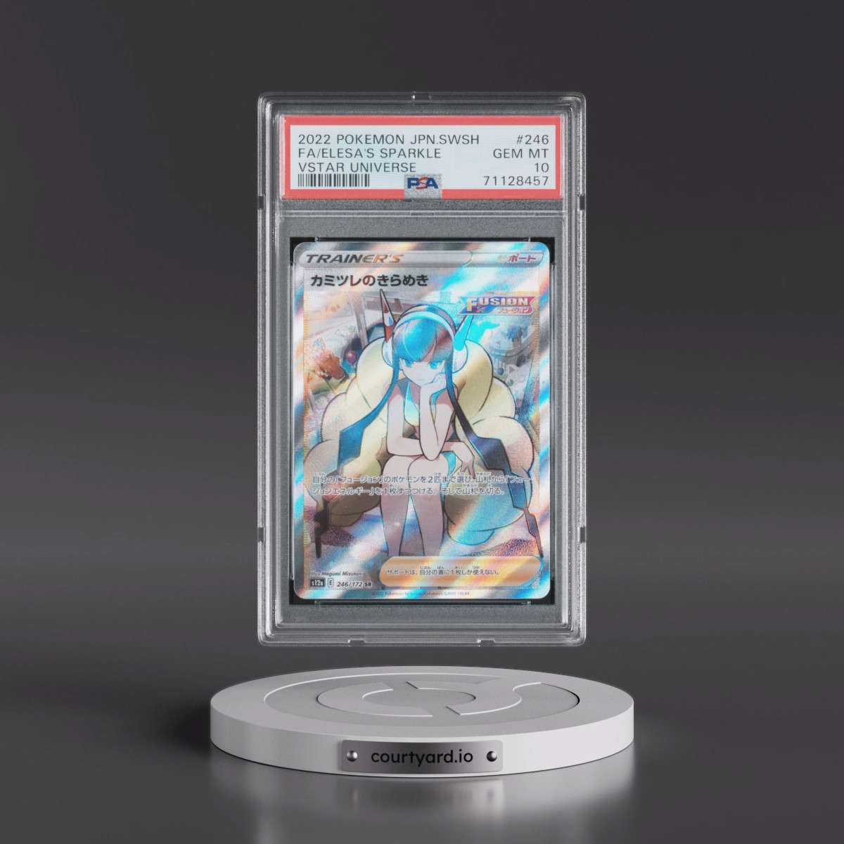 2022 Pokémon Sword & Shield Vstar Universe #246 Elesa's Sparkle - Full Art (PSA 10 GEM MINT)