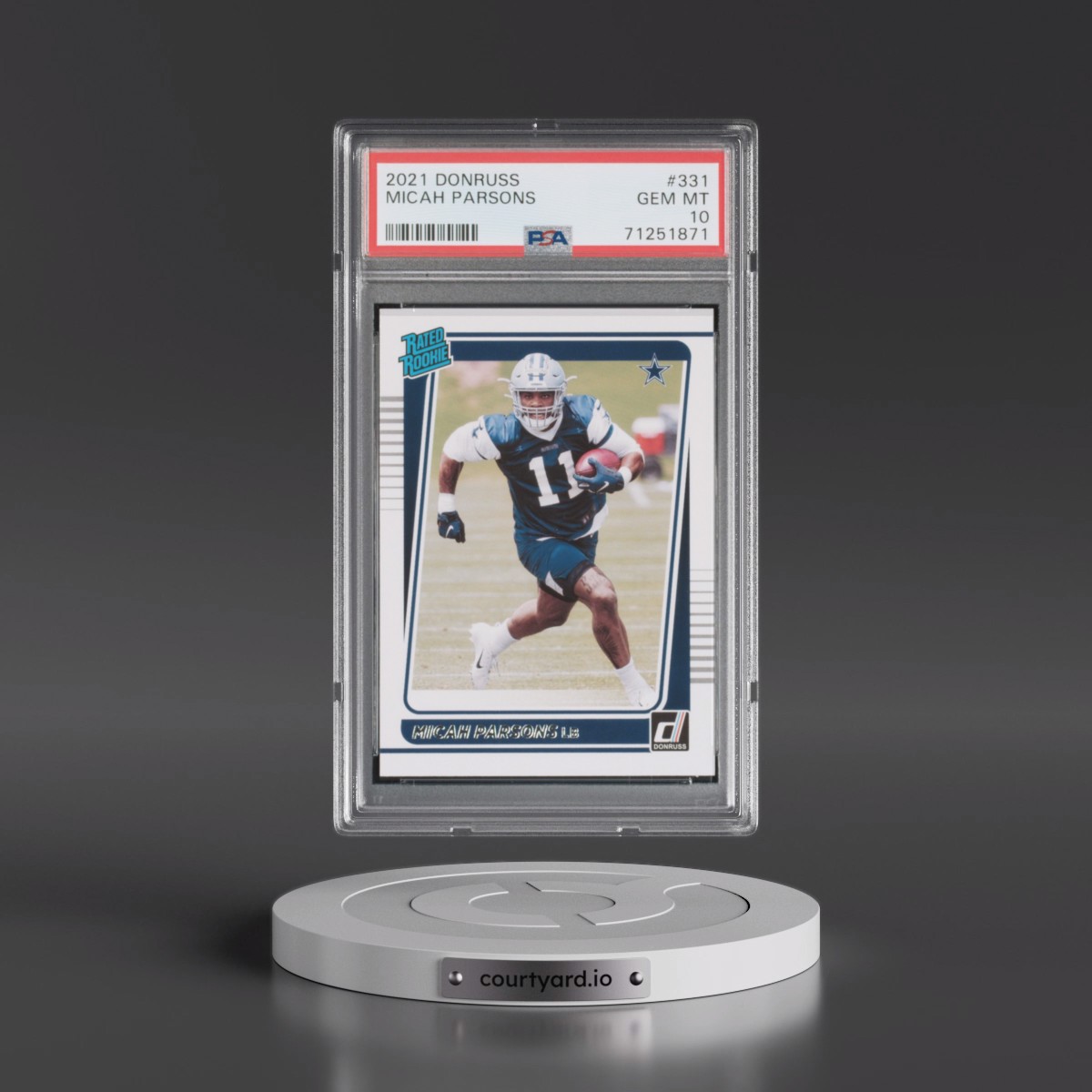 2021 Panini Donruss Micah Parsons #331 PSA 10