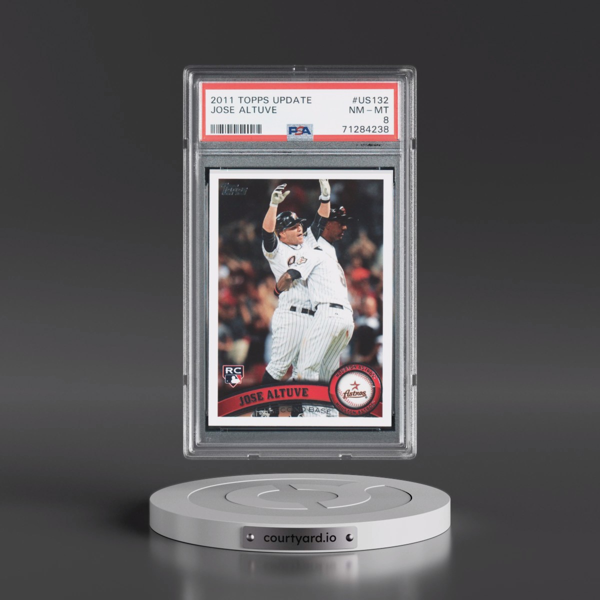2011 Topps Update #US132 Jose Altuve (PSA 8 NM-MT)