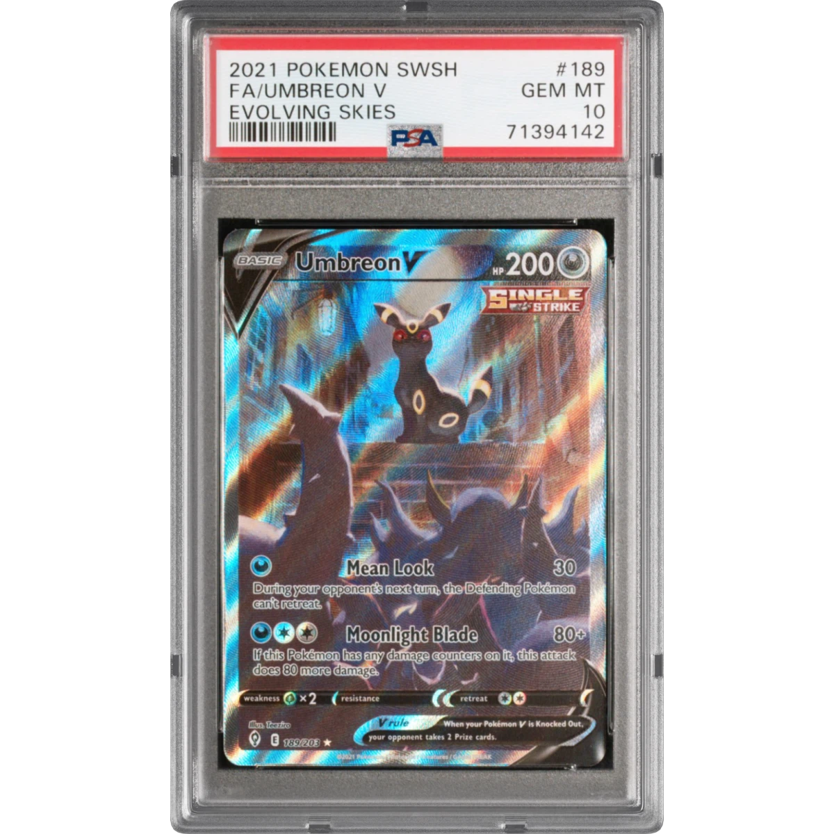 Umbreon V card artwork