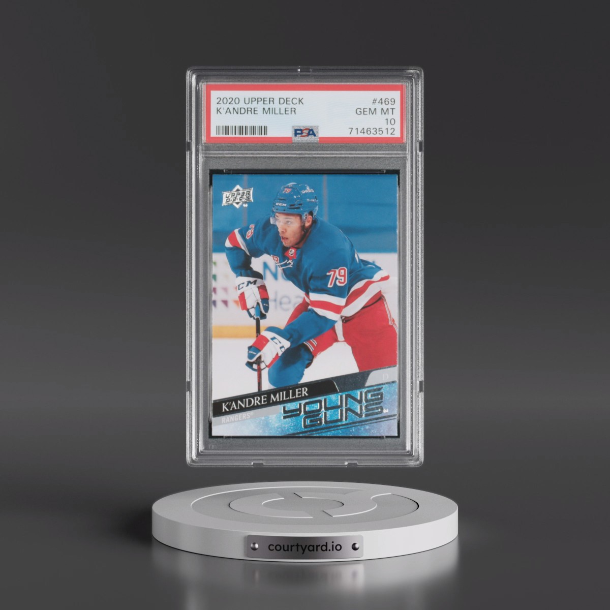 2020 Upper Deck K'Andre Miller #469 PSA 10