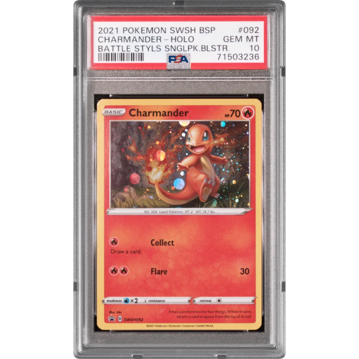Charmander card artwork