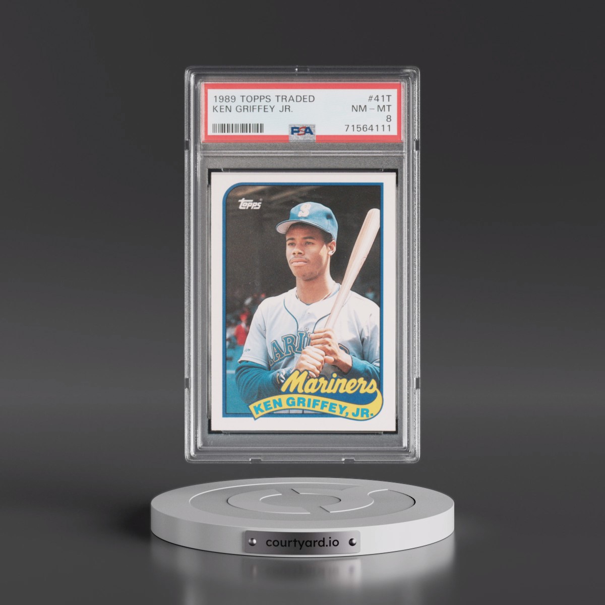 1989 Topps Traded Ken Griffey Jr #41T PSA 8