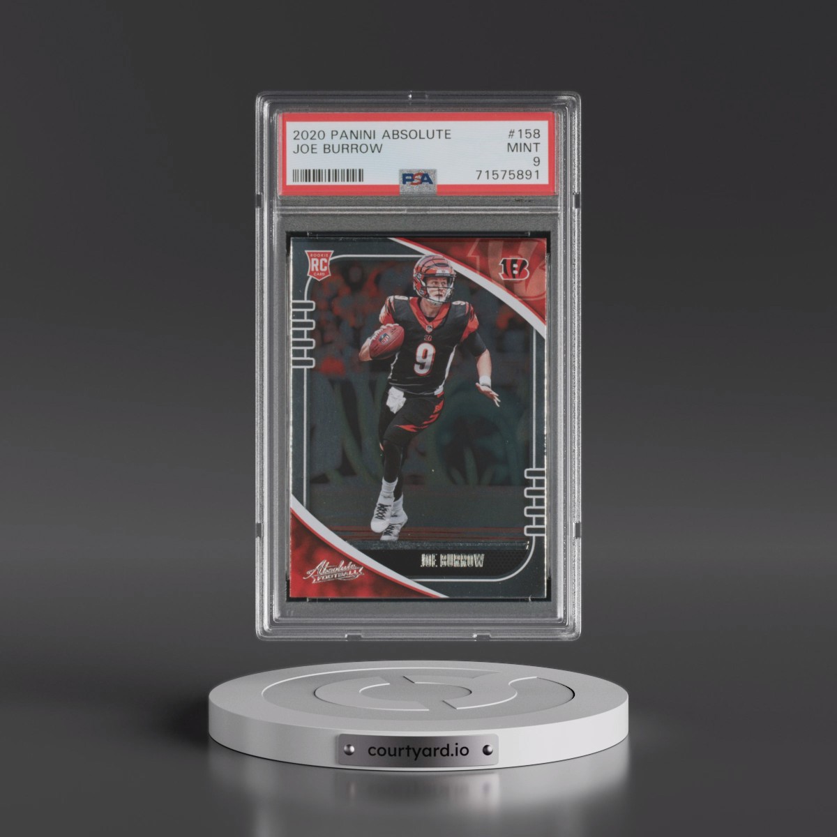 2020 Panini Absolute Joe Burrow #158 PSA 9