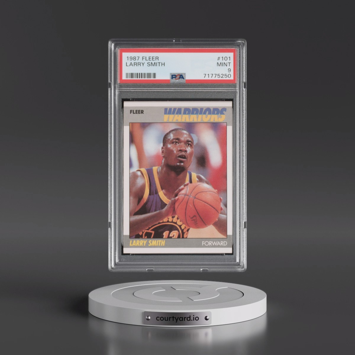 1987 Fleer Larry Smith #101 PSA 9