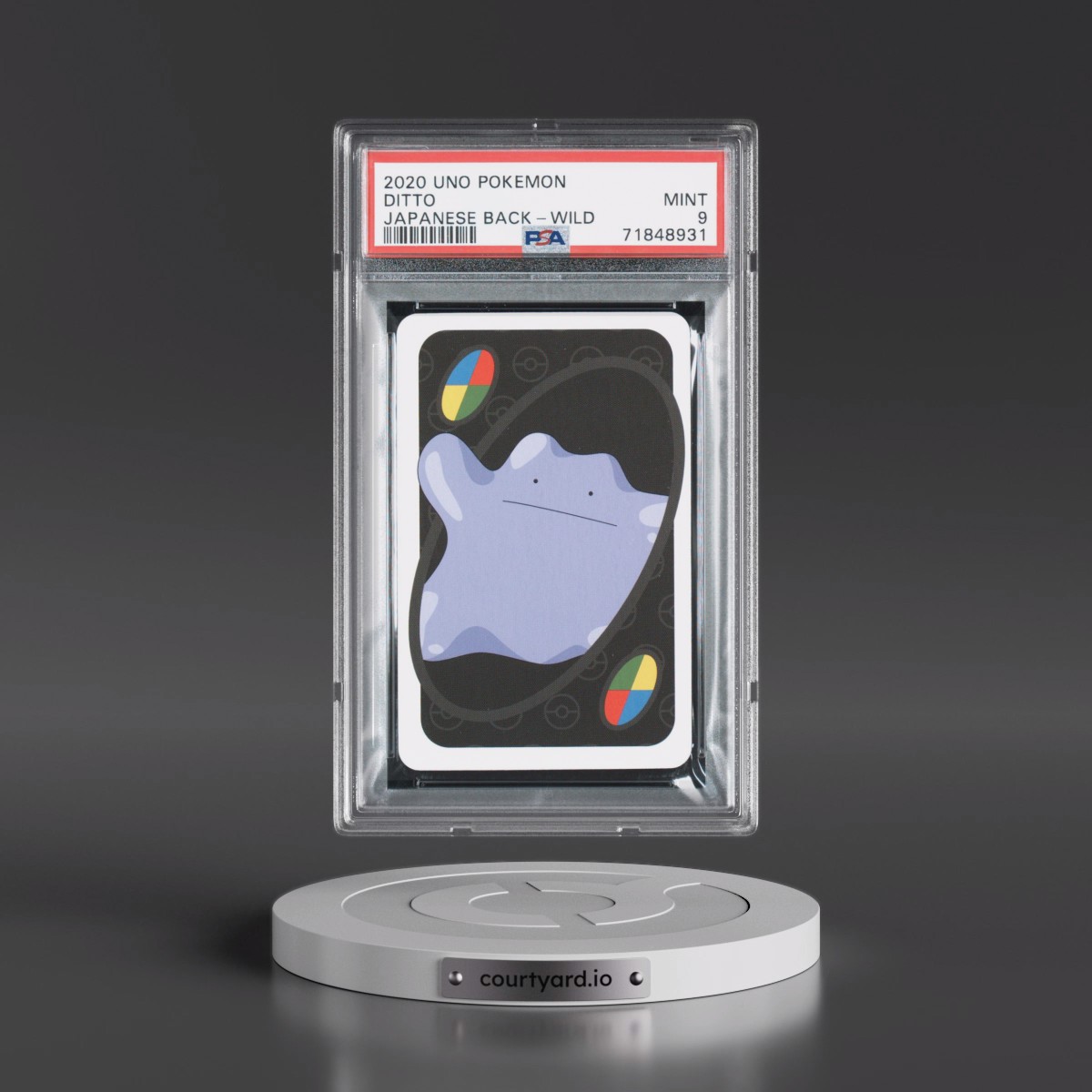 2020 Uno Pokémon Ditto - Back-Wild (PSA 9 MINT)