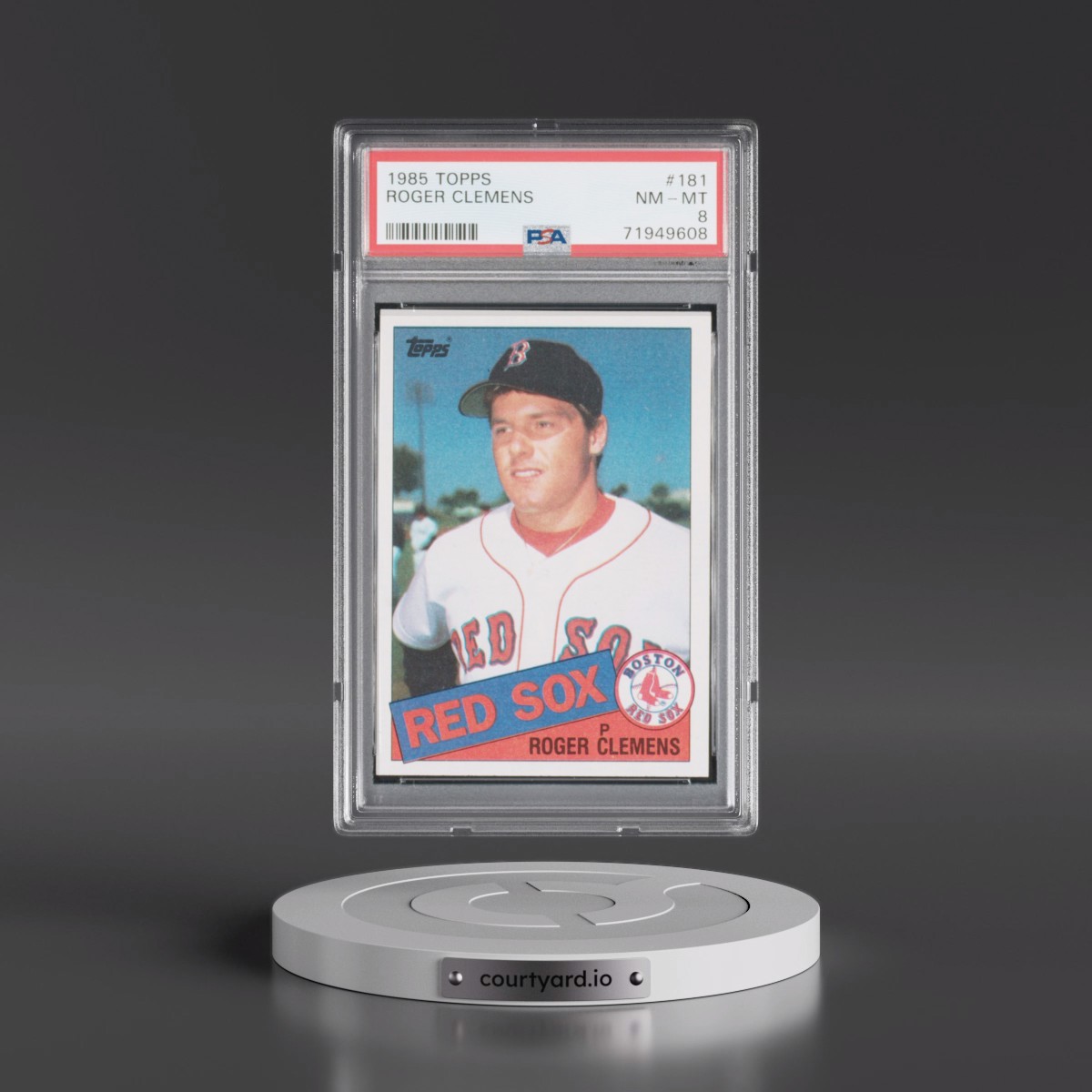 1985 Topps #181 Roger Clemens (PSA 8 NM-MT)