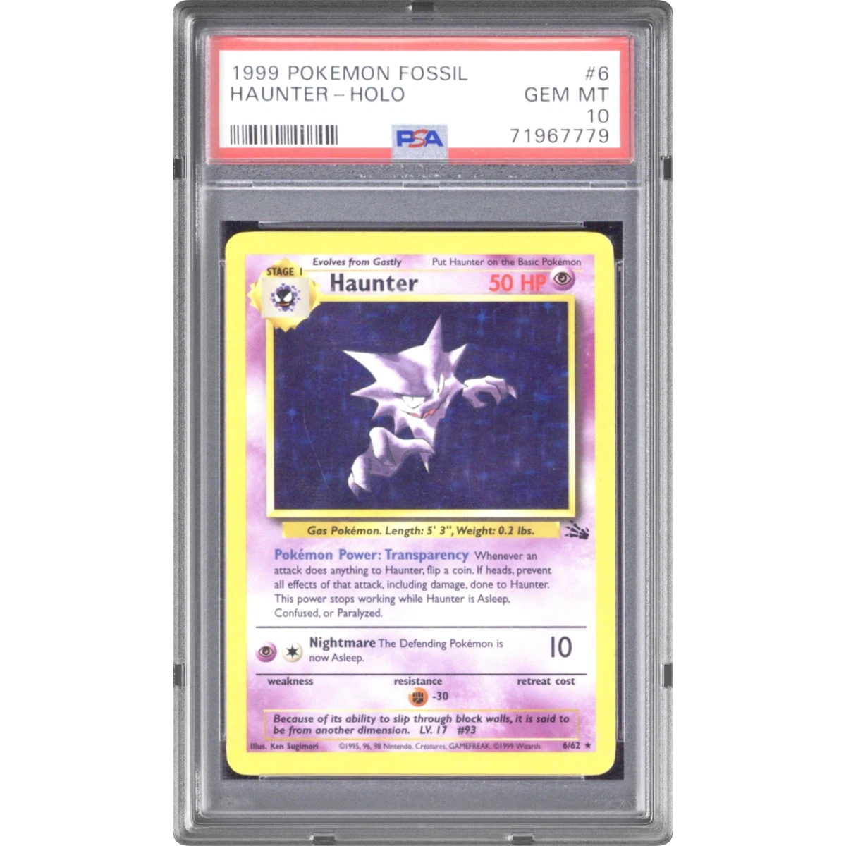 Haunter card artwork