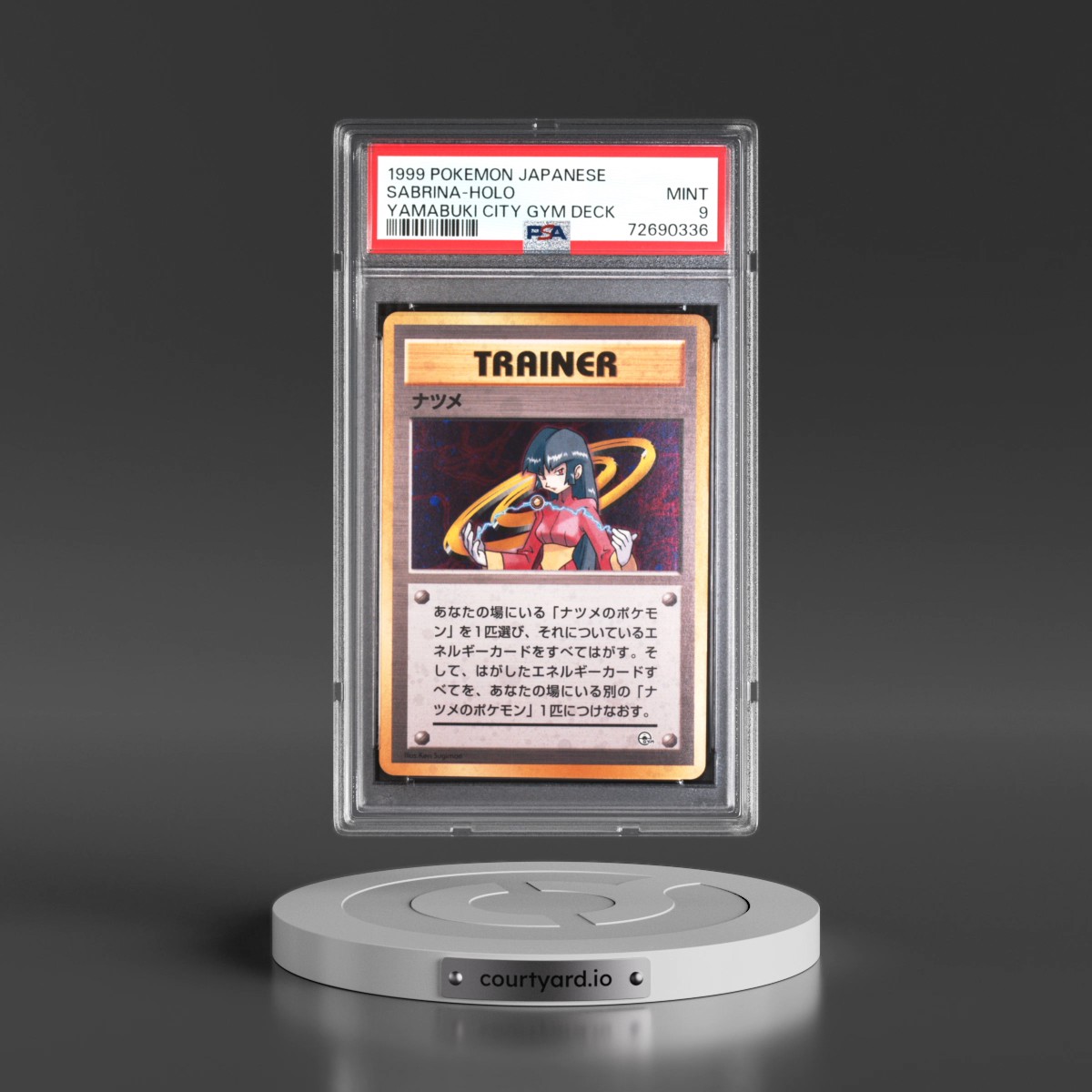 1999 Pokémon Yamabuki City Gym Deck Sabrina - Holo (PSA 9 MINT)