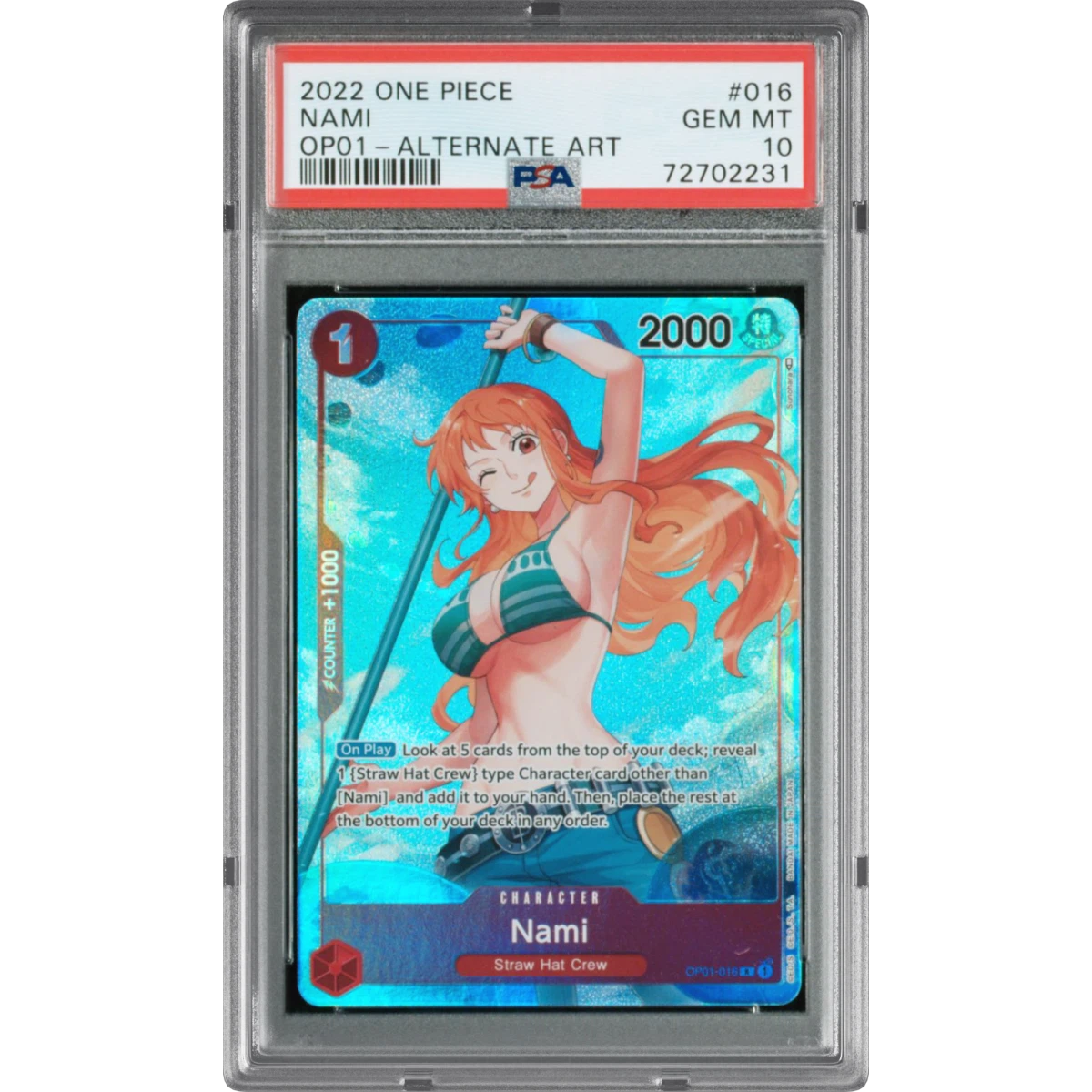 Nami card artwork