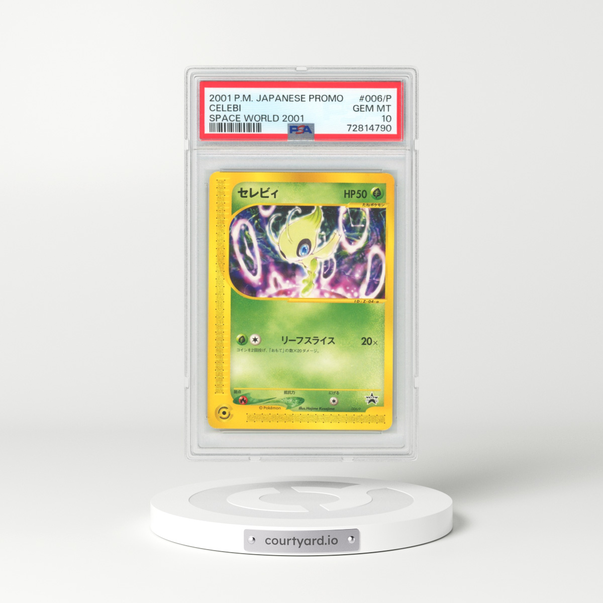 2001 Japanese Promo #006/P Celebi - Space World 2001 (PSA 10 GEM MINT)