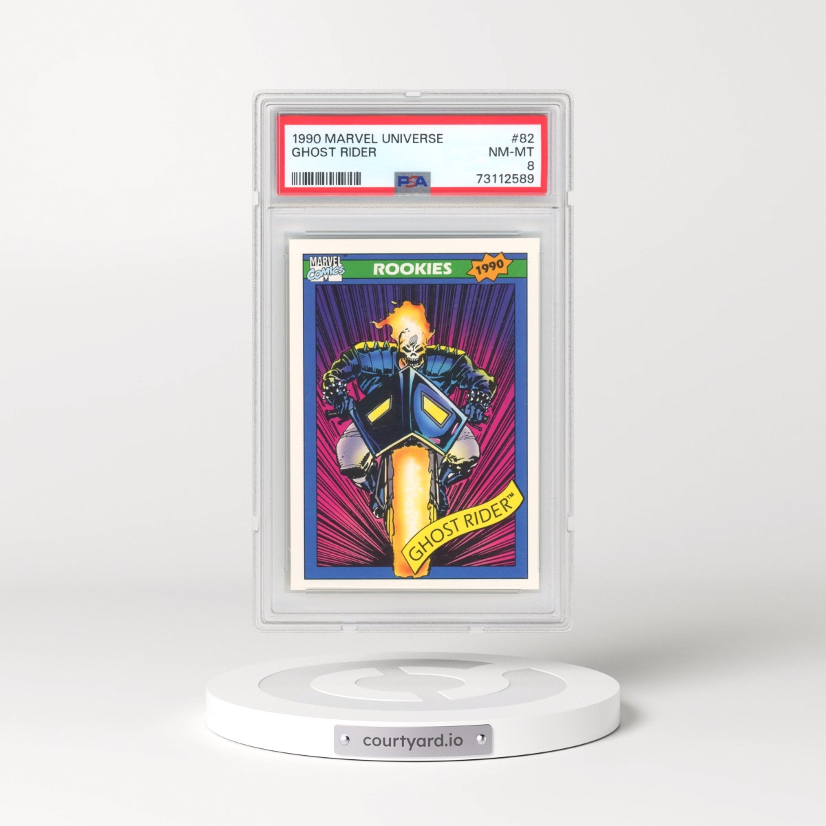 1990 Marvel Universe Ghost Rider #82 PSA 8
