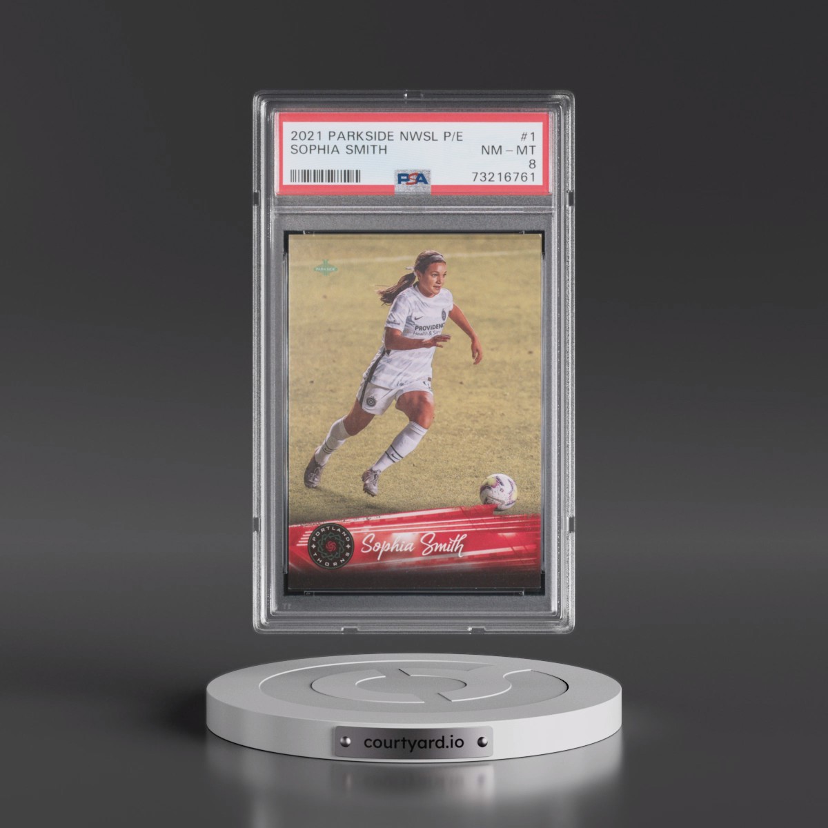 2021 Parkside Nwsl Premier Edition #1 Sophia Smith (PSA 8 NM-MT)