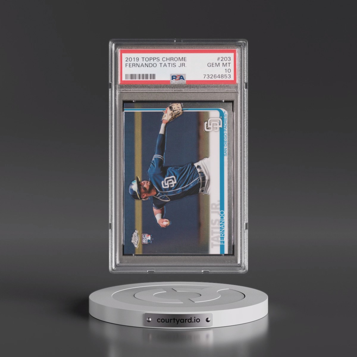 2019 Topps Chrome #203 Fernando Tatis Jr. (PSA 10 GEM MINT)