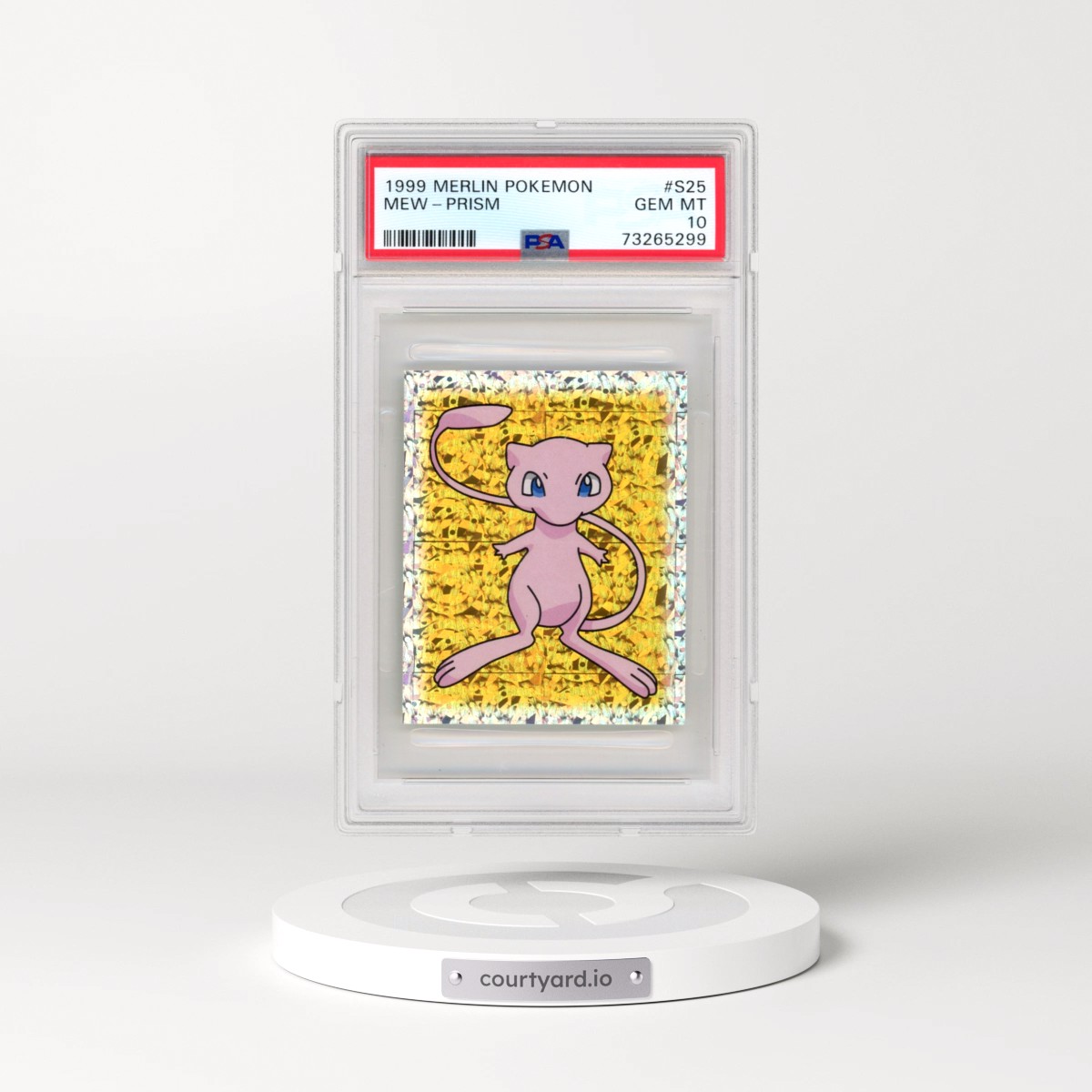 1999 Merlin Pokémon #S25 Mew-Prism (PSA 10 GEM MINT)