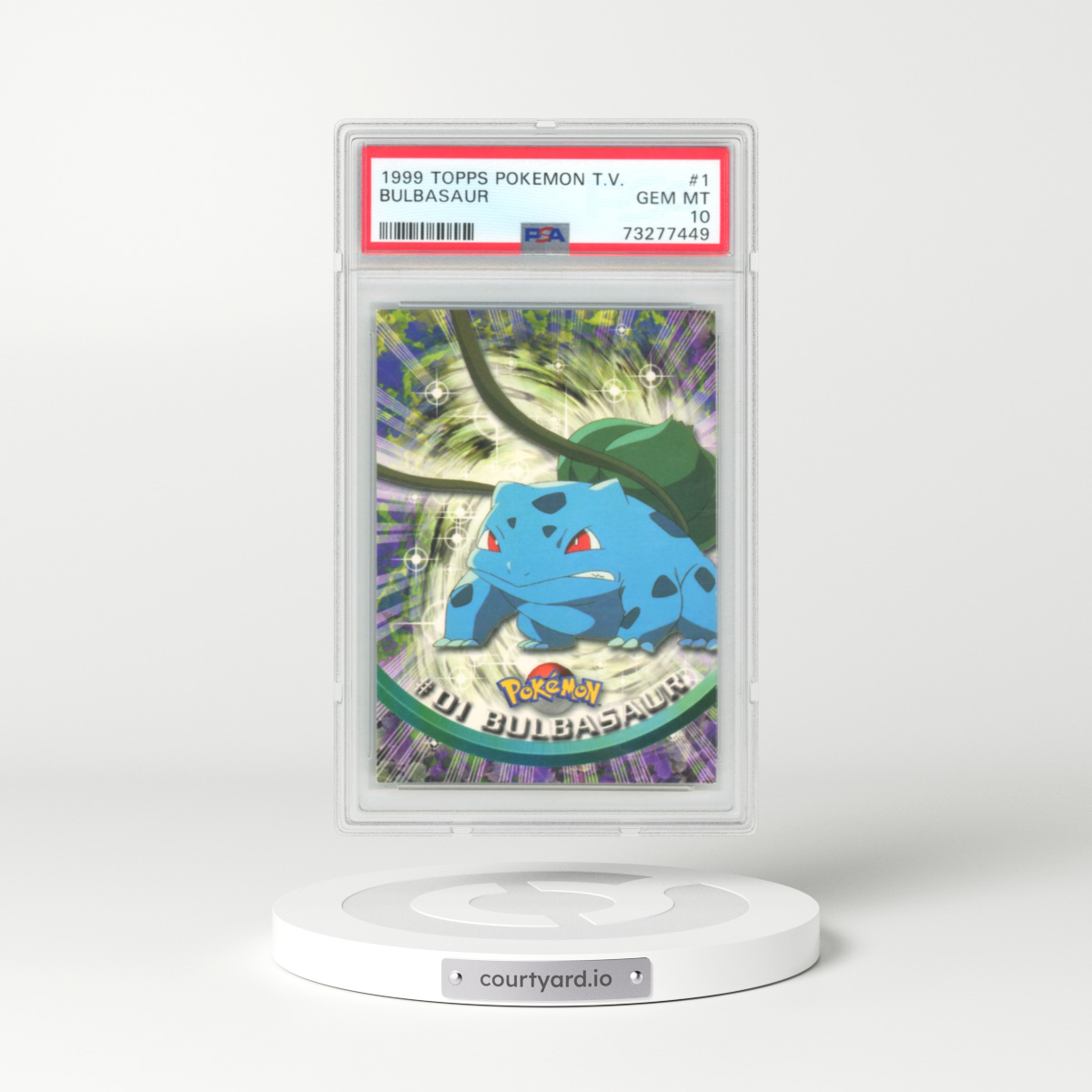 1999 Topps Pokémon TV #1 Bulbasaur (PSA 10 GEM MINT)
