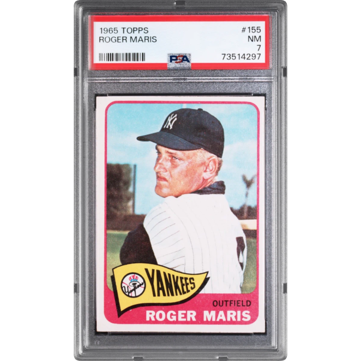 1965 Topps #155 Roger Maris (PSA 7 NM)