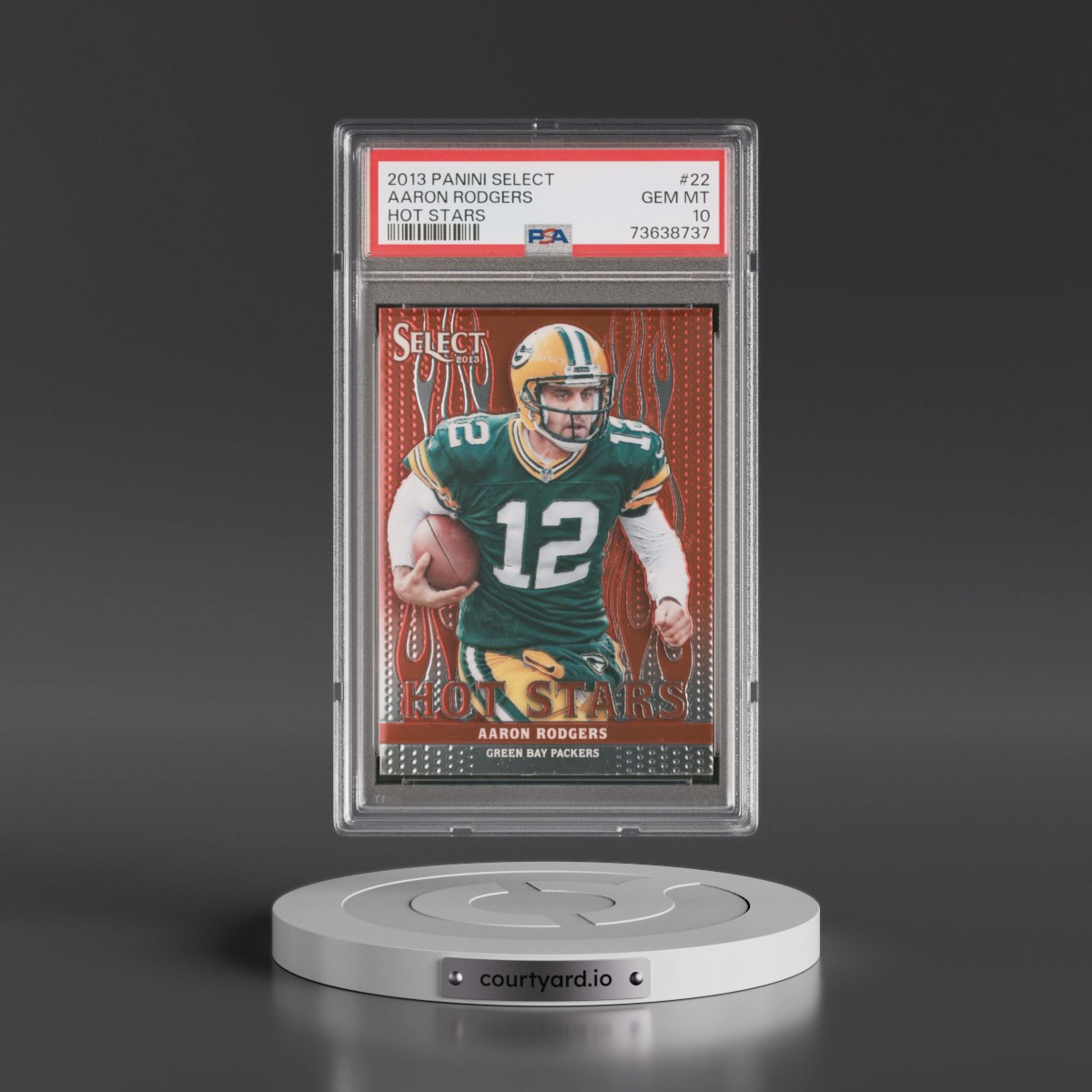 2013 Panini Select Hot Stars #22 Aaron Rodgers (PSA 10 GEM MINT)