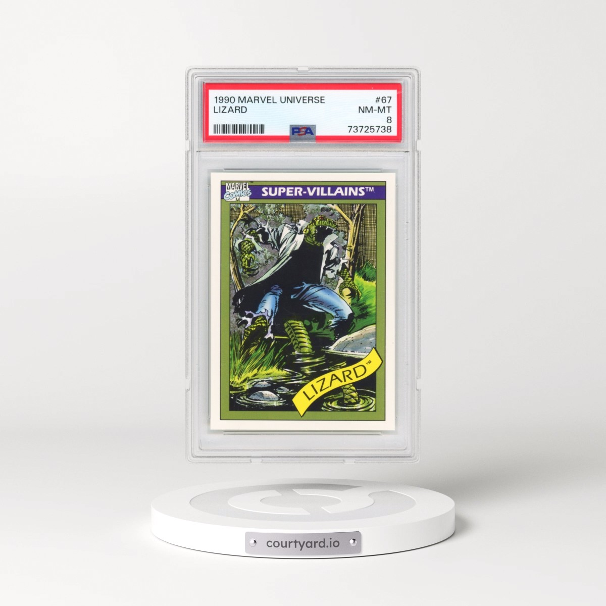 1990 Marvel Universe #67 Lizard (PSA 8 NM-MT)