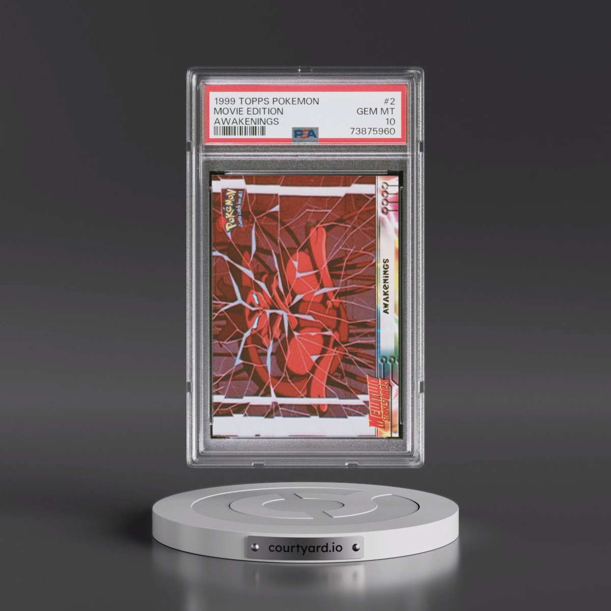 1999 Topps Pokémon the Movie Edt #2 Movie Edition - Awakenings (PSA 10 GEM MINT)