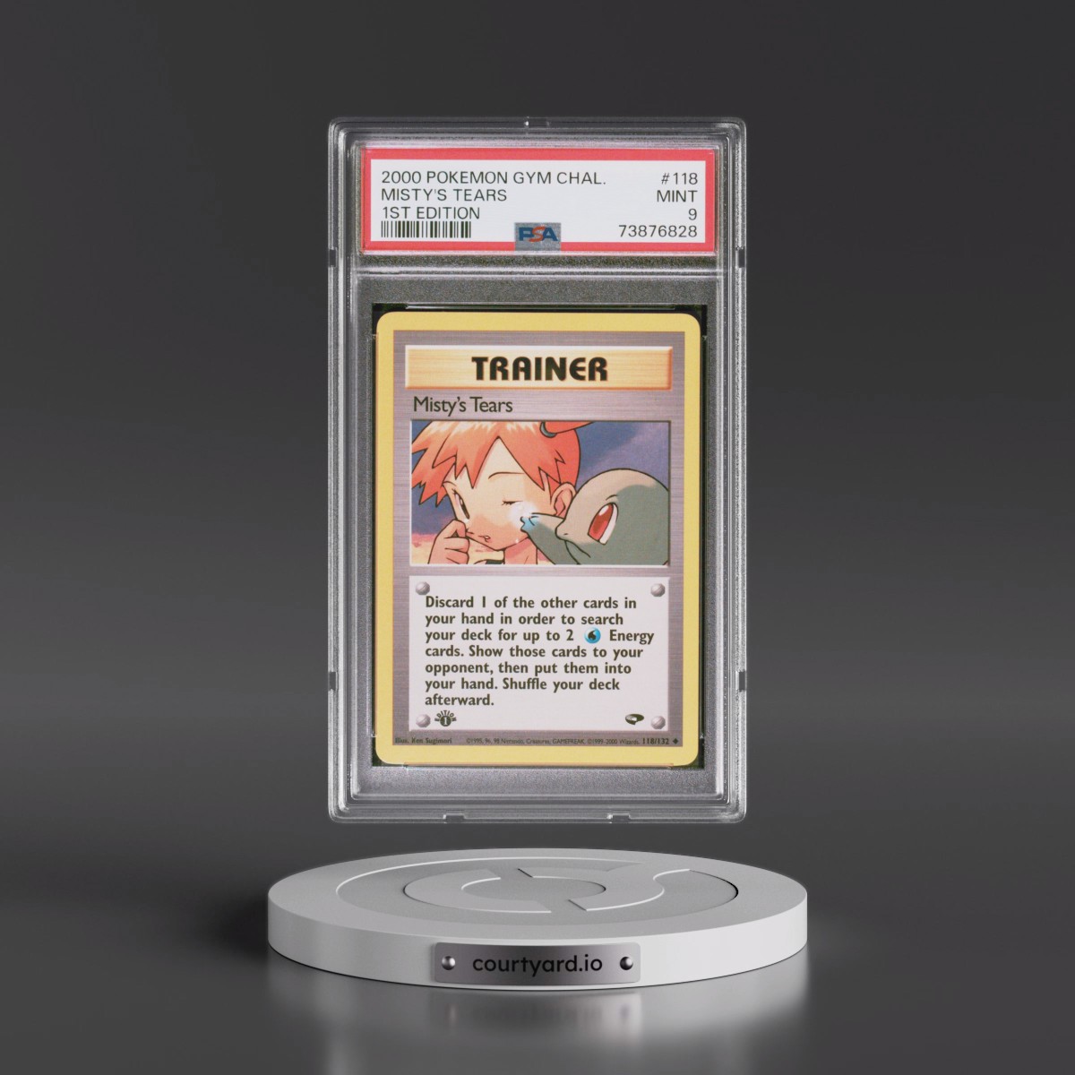 2000 Pokémon Gym Challenge #118 Misty's Tears - 1st Edition (PSA 9 MINT)