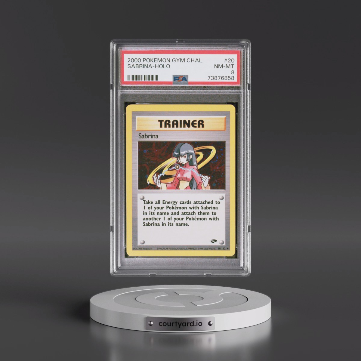 2000 Pokémon Gym Challenge #20 Sabrina - Holo (PSA 8 NM-MT)