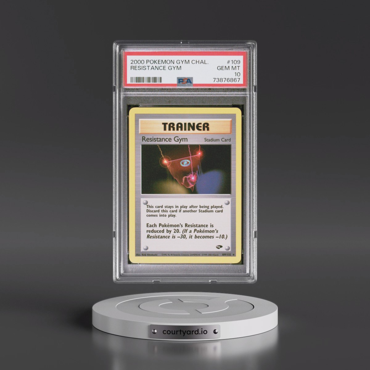 2000 Pokémon Gym Challenge #109 Resistance Gym (PSA 10 GEM MINT)