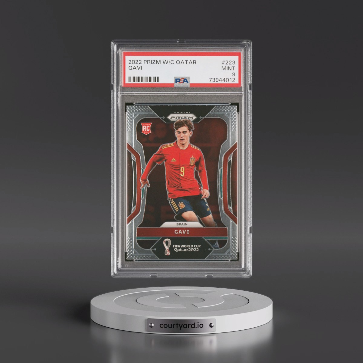 2022 Panini Prizm World Cup Qatar Gavi #223 PSA 9