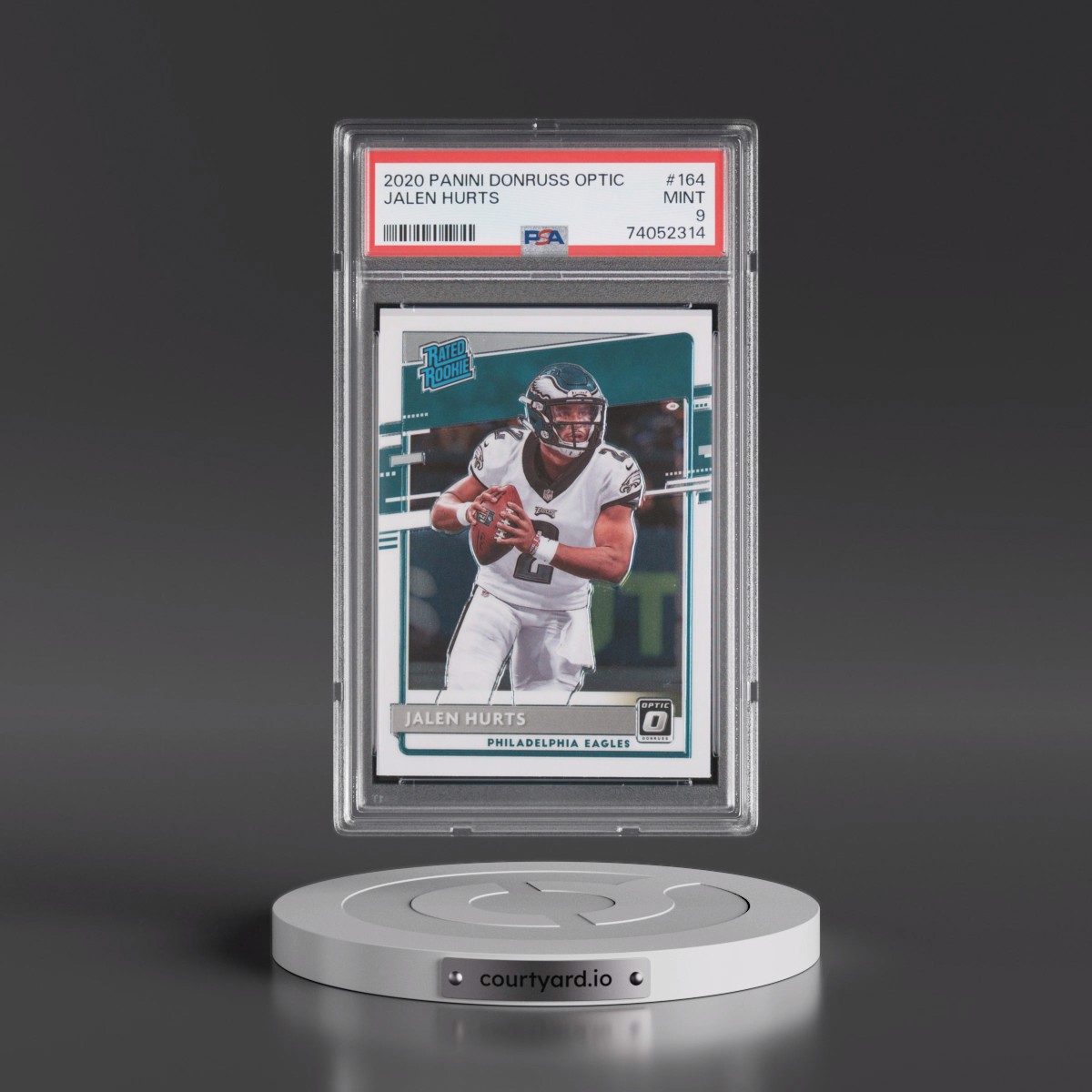 2020 Panini Donruss Optic #164 Jalen Hurts (PSA 9 MINT)