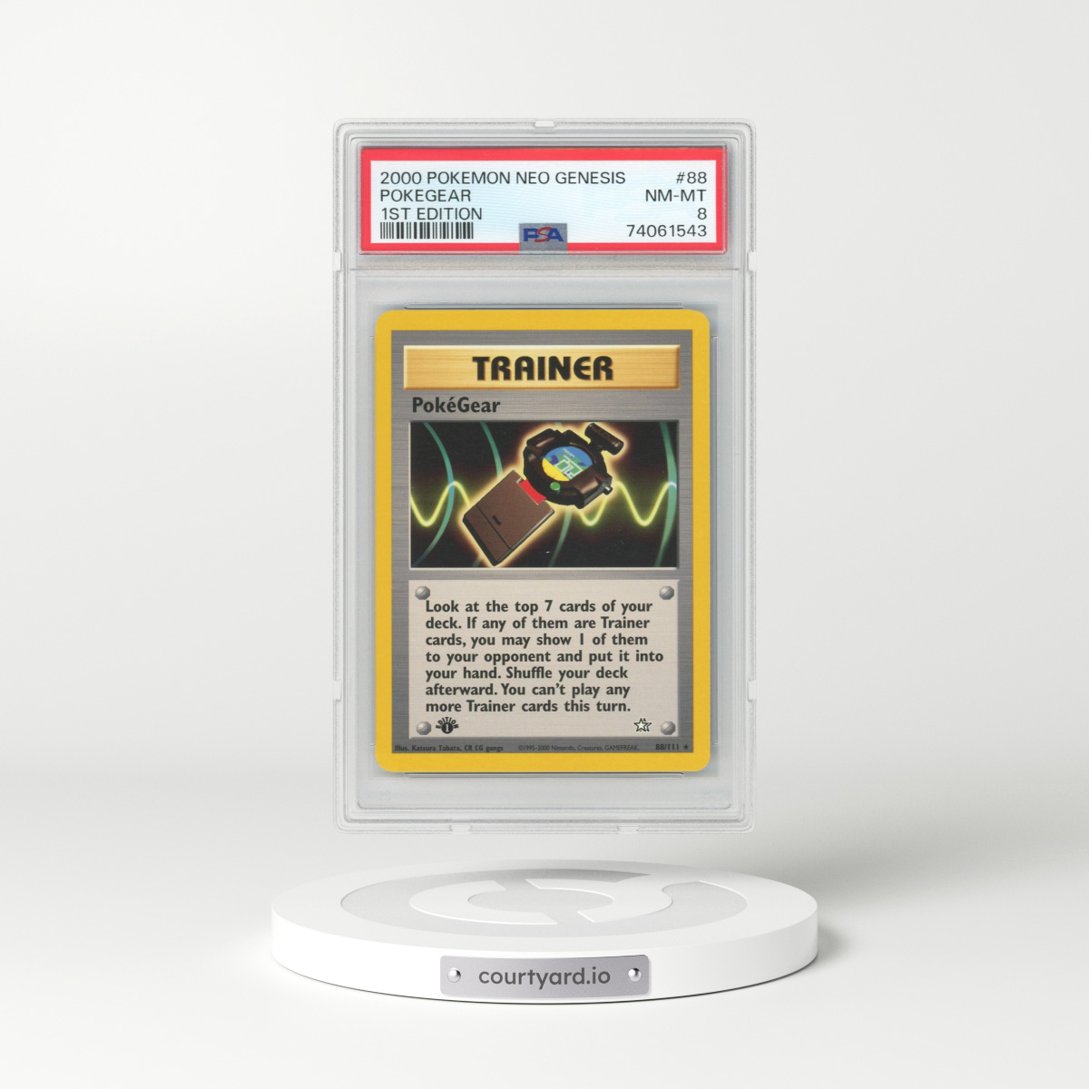 2000 Neo Genesis #88 Pokegear - 1st Edition (PSA 8 NM-MT)