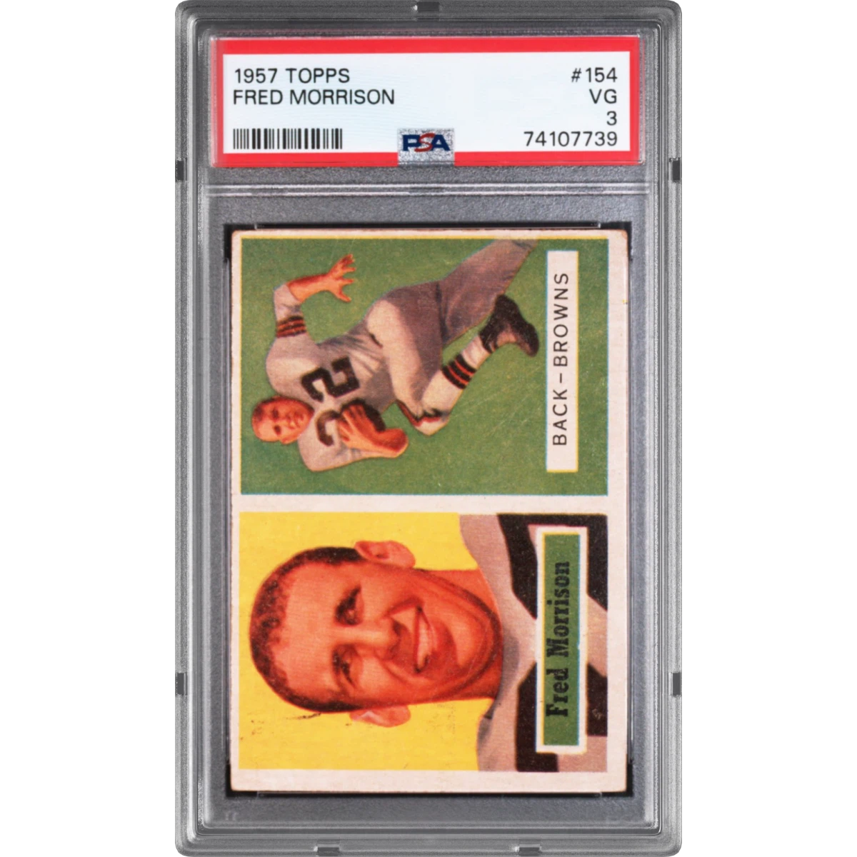 1957 Topps #154 Fred Morrison (PSA 3 VG)