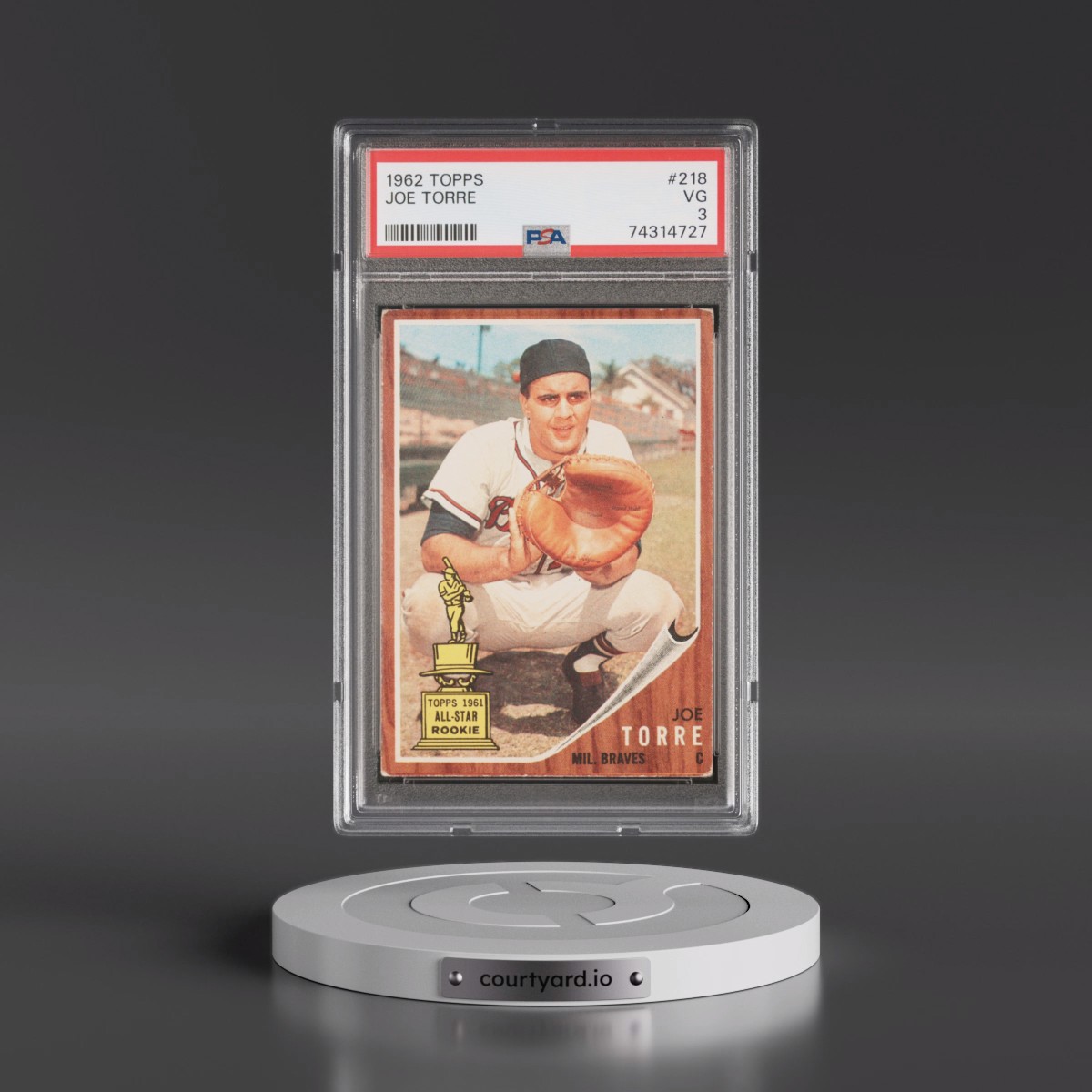 1962 Topps #218 Joe Torre (PSA 3 VG)