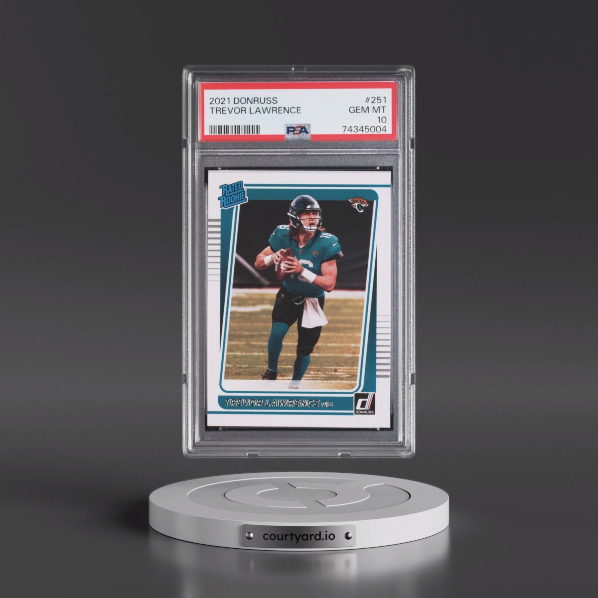 2021 Panini Donruss #251 Trevor Lawrence (PSA 10 GEM MINT)