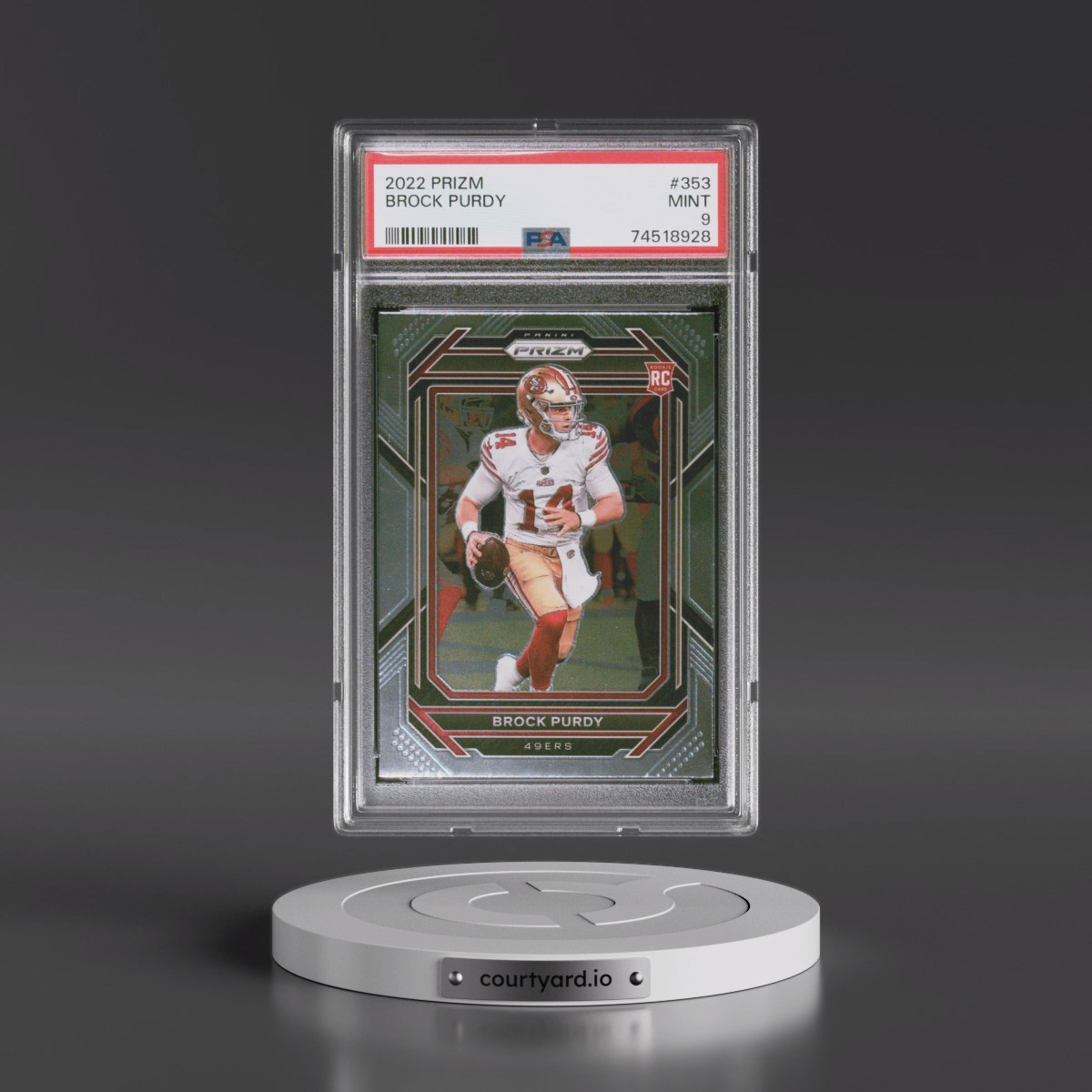 2022 Panini Prizm #353 Brock Purdy (PSA 9 MINT)