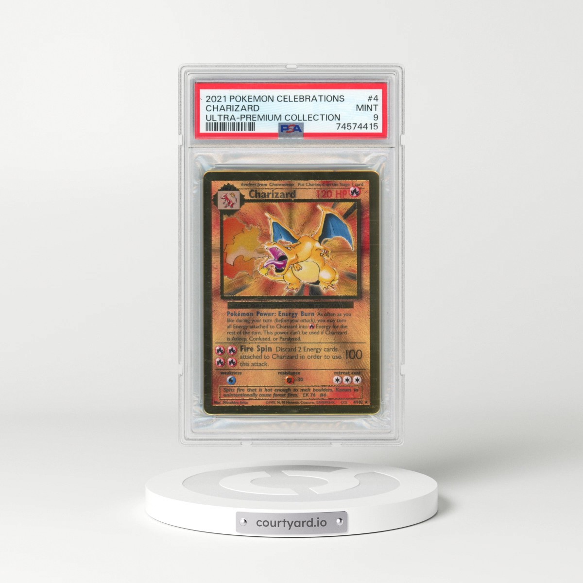 2021 Pokémon Celebrations Ultra-Premium Collection #4 Charizard (PSA 9 MINT)