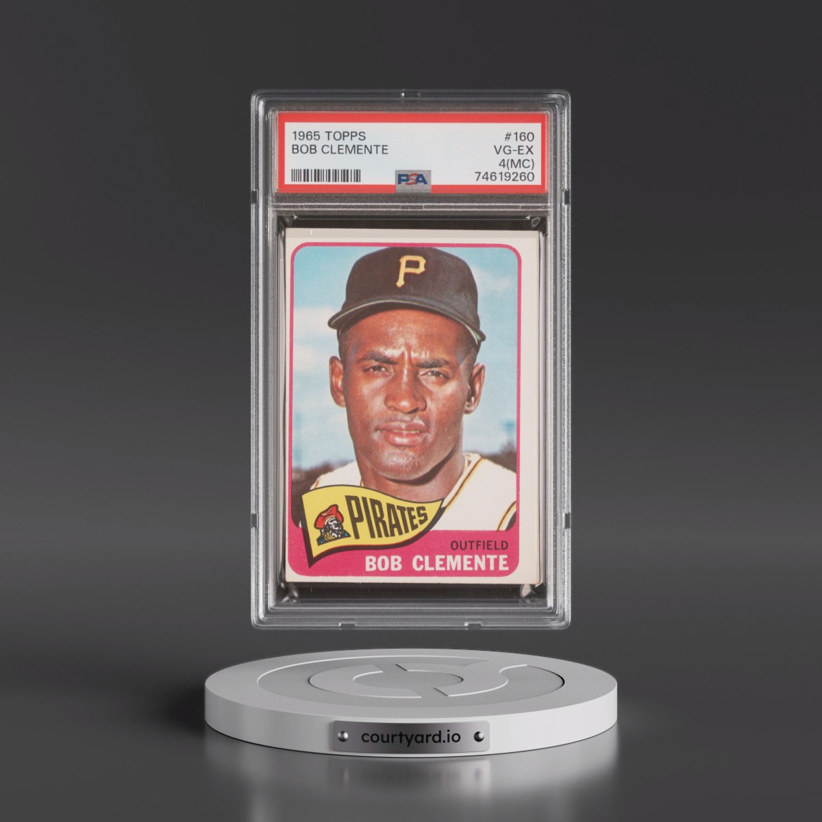 1965 Topps #160 Bob Clemente (PSA 4 VG-EX)