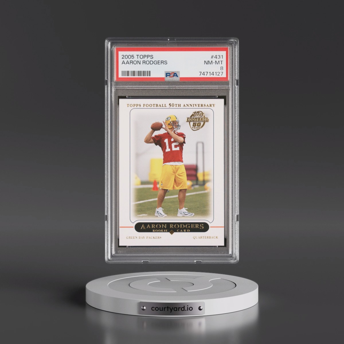 2005 Topps #431 Aaron Rodgers (PSA 8 NM-MT)