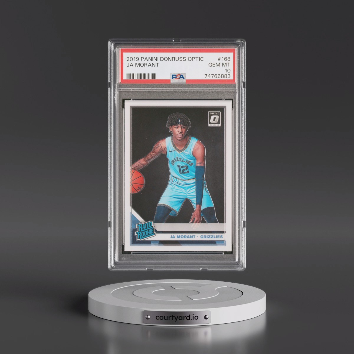 2019 Panini Donruss Optic #168 Ja Morant (PSA 10 GEM MINT)