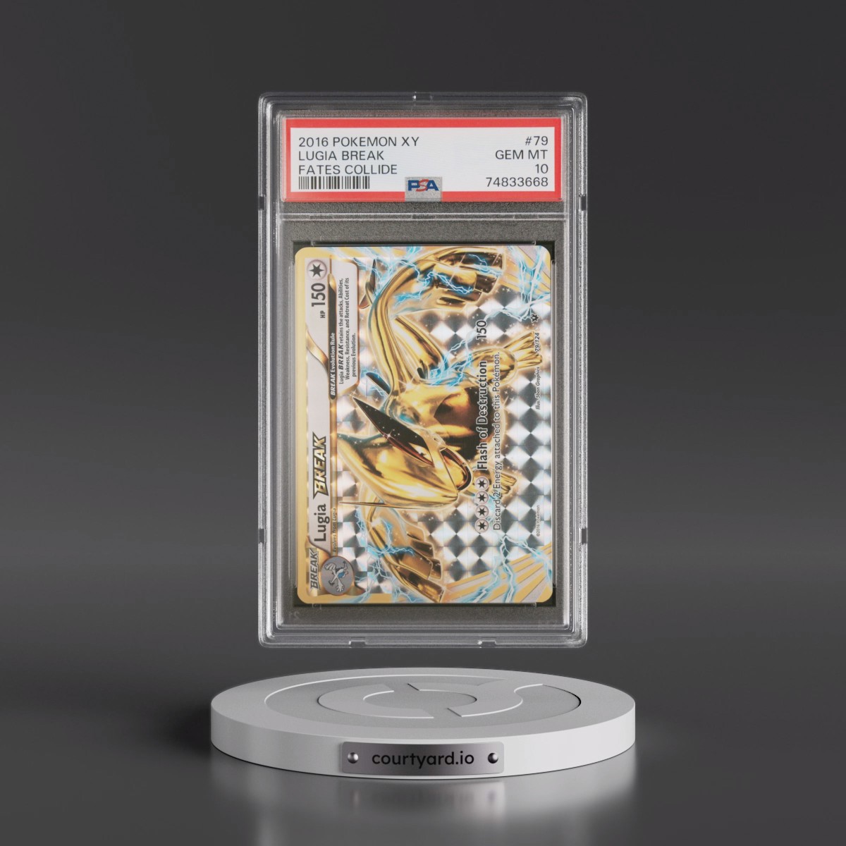 2016 Pokémon XY Fates Collide #79 Lugia Break (PSA 10 GEM MINT)