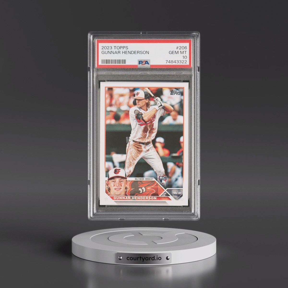 2023 Topps #206 Gunnar Henderson (PSA 10 GEM MINT)