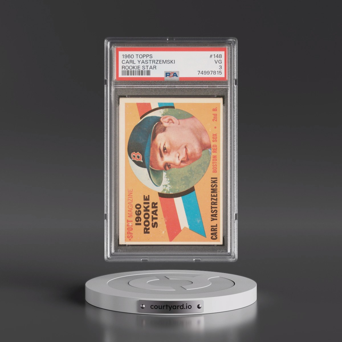 1960 Topps #148 Carl Yastrzemski - Rookie Star (PSA 3 VG)