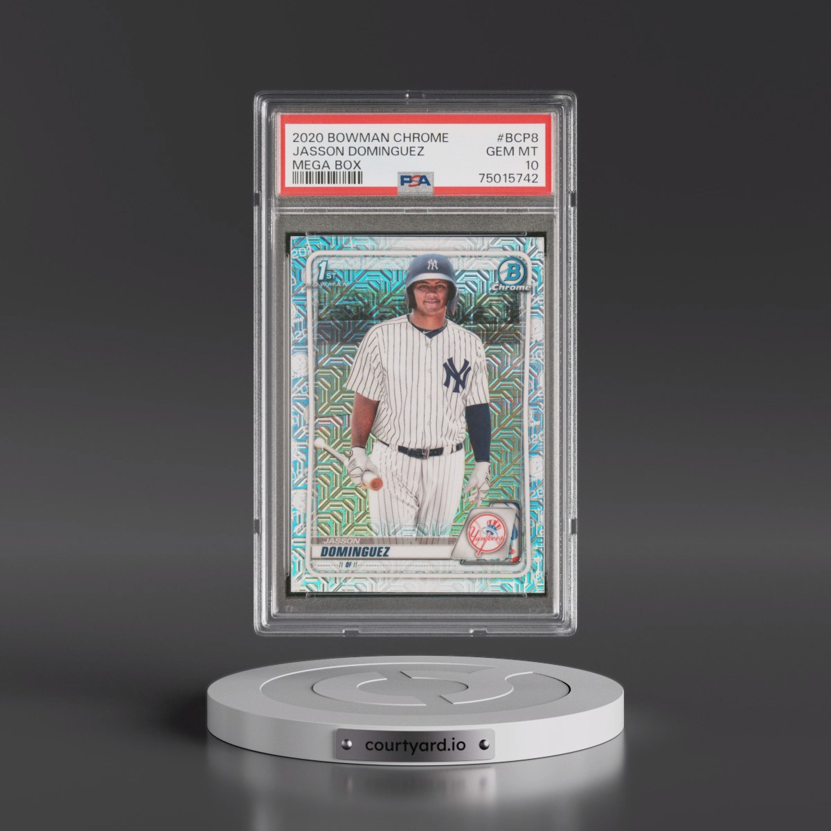 2020 Bowman Chrome Mega Box #BCP8 Jasson Dominguez (PSA 10 GEM MINT)