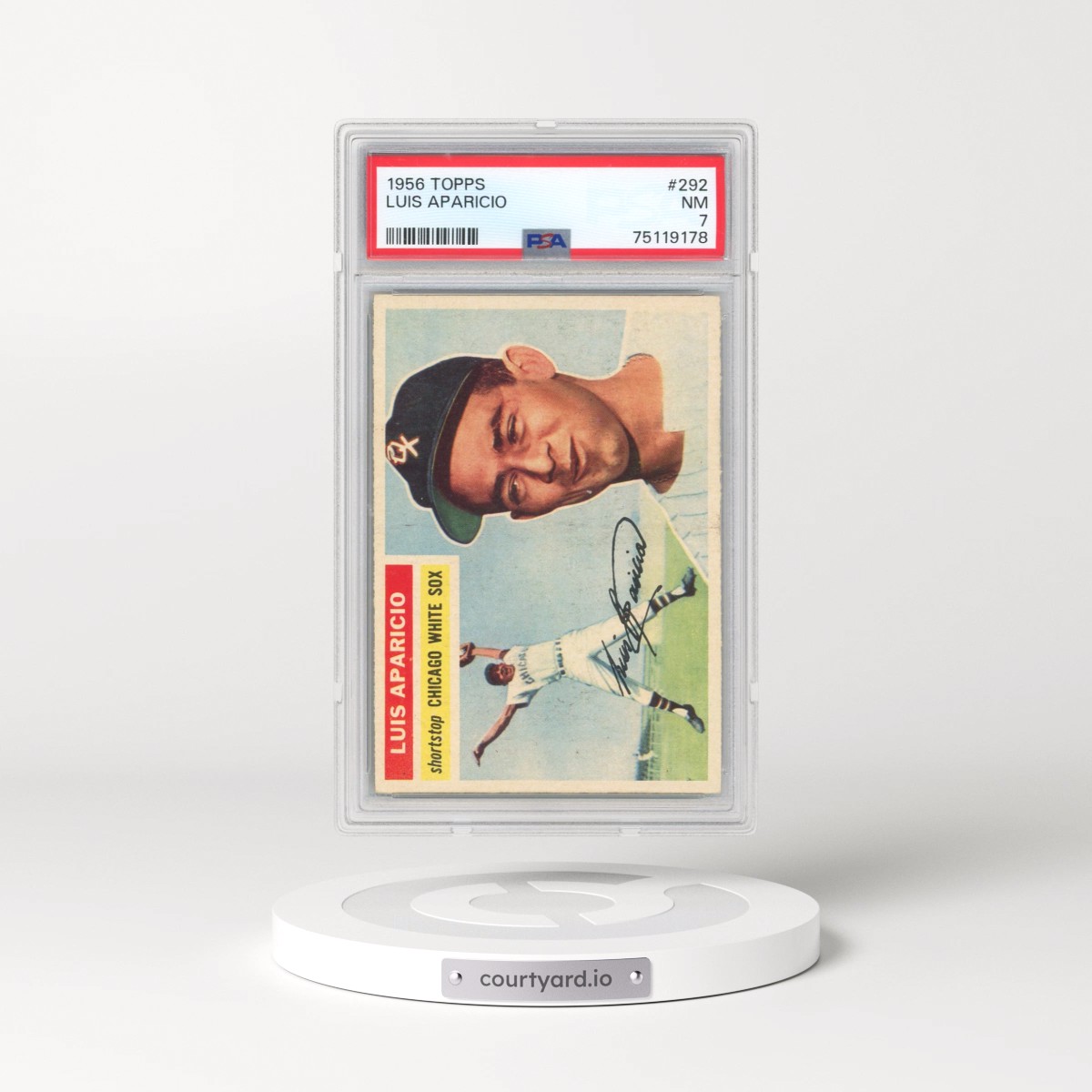 1956 Topps #292 Luis Aparicio (PSA 7 NM)