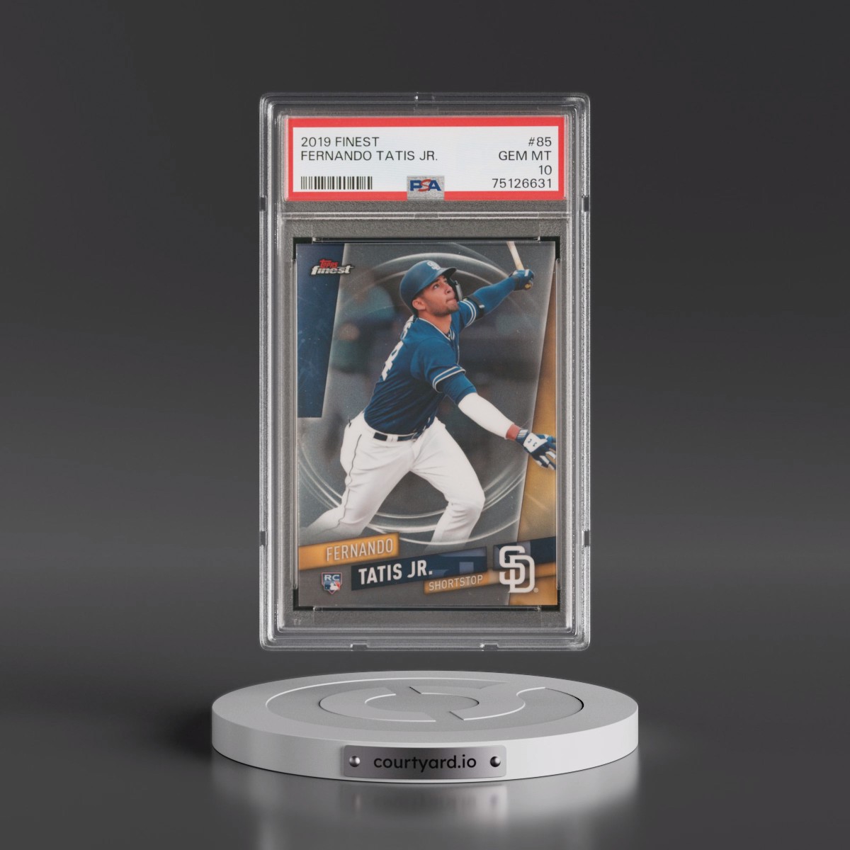 2019 Finest #85 Fernando Tatis Jr. (PSA 10 GEM MINT)