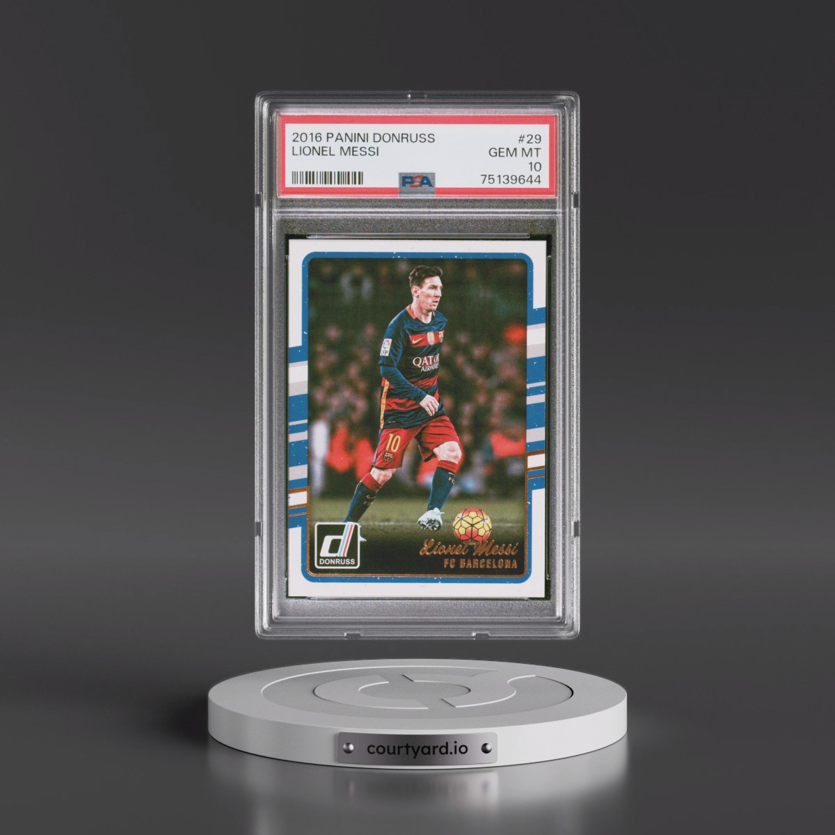 2016 Panini Donruss Lionel Messi #29 PSA 10
