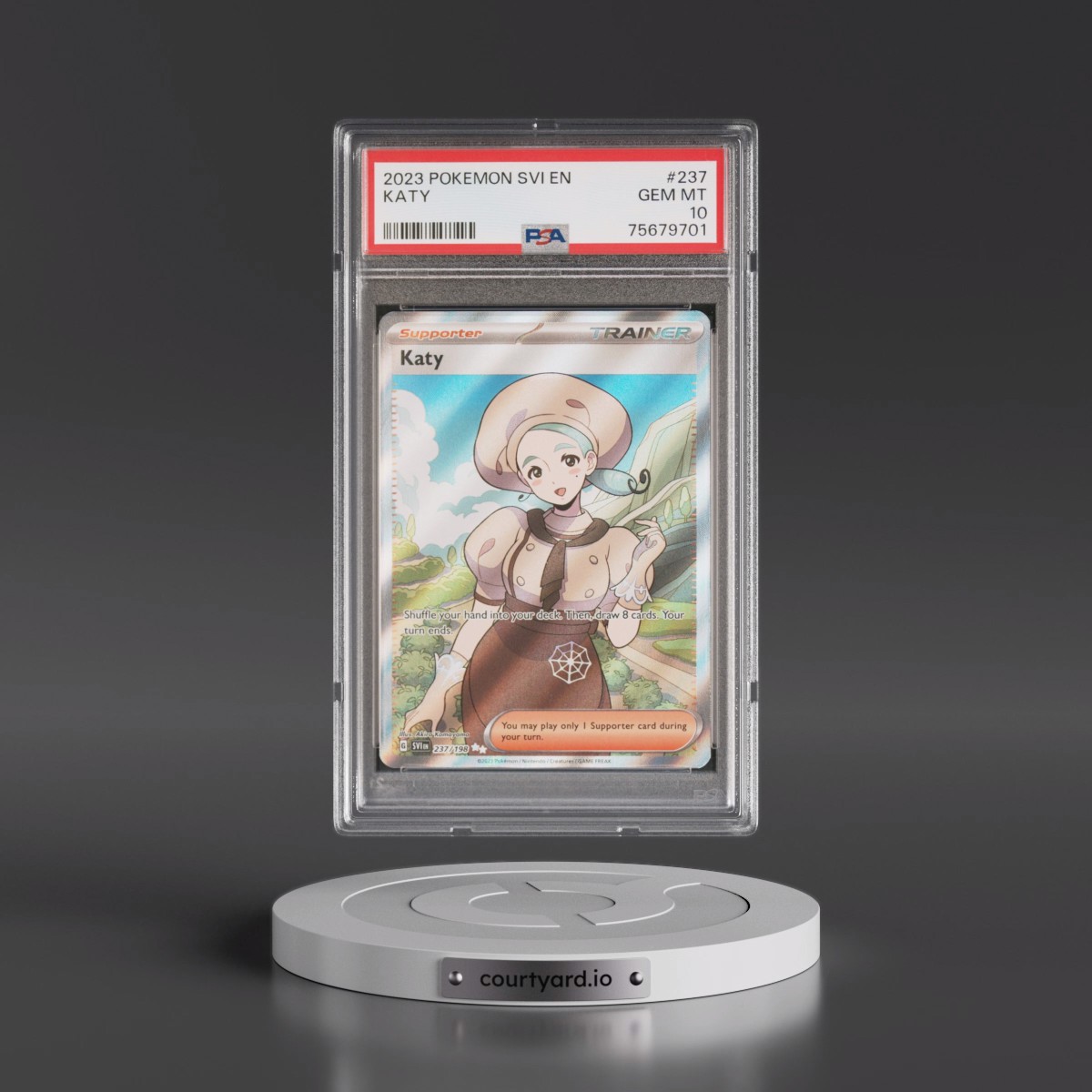 2023 Pokémon Svi EN-Scarlet & Violet #237 Katy - Ultra Rare (PSA 10 GEM MINT)