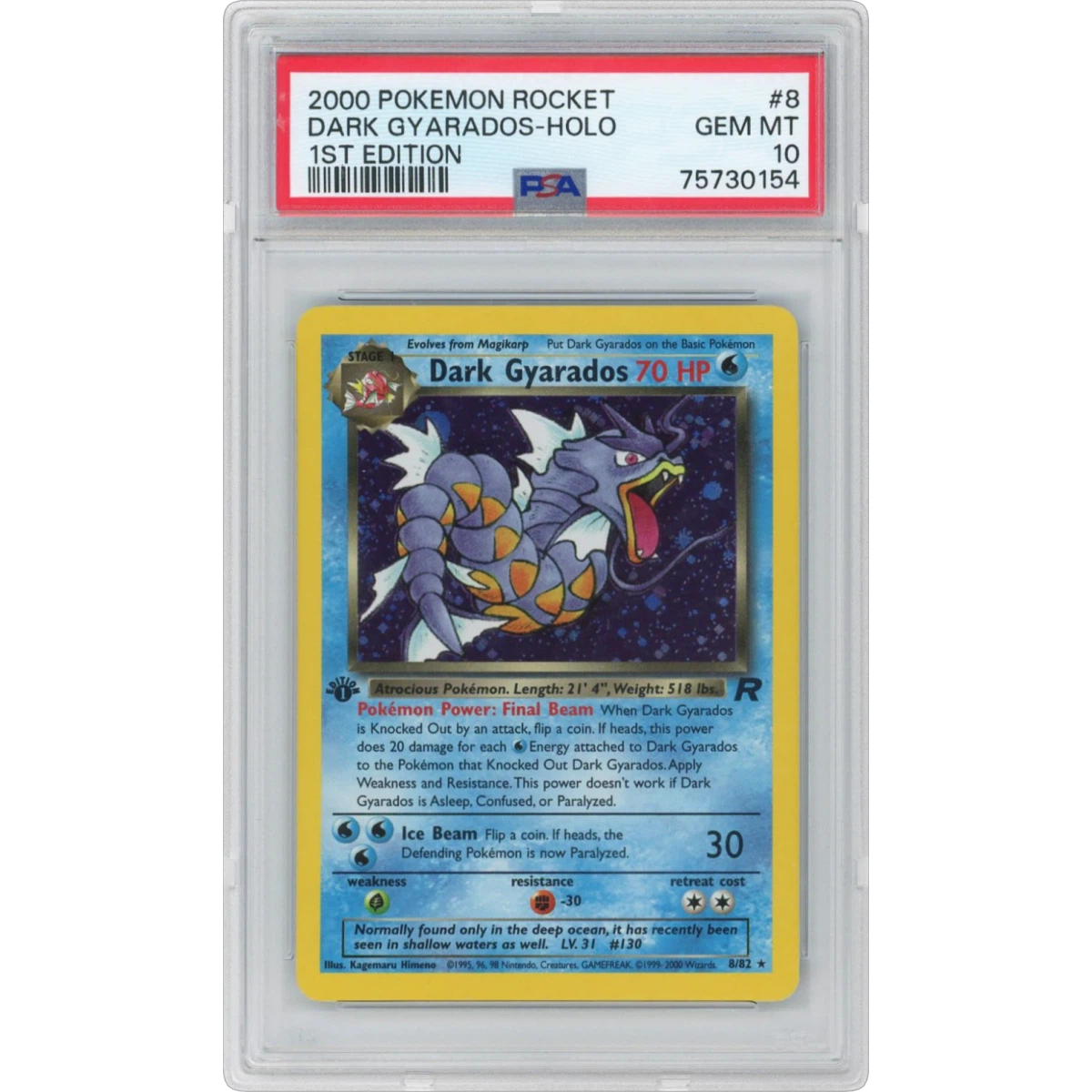 Dark Gyarados card artwork