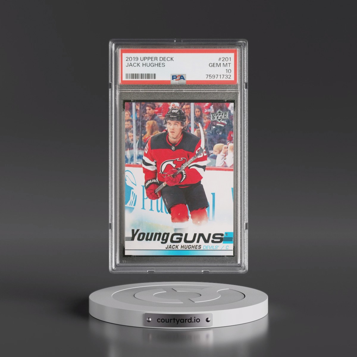 2019 Upper Deck #201 Jack Hughes (PSA 10 GEM MINT)